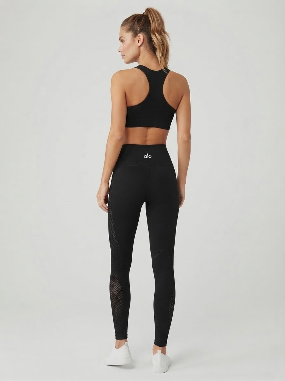 Alo Yoga Side Mesh Workout Leggings - Extra Small EUC